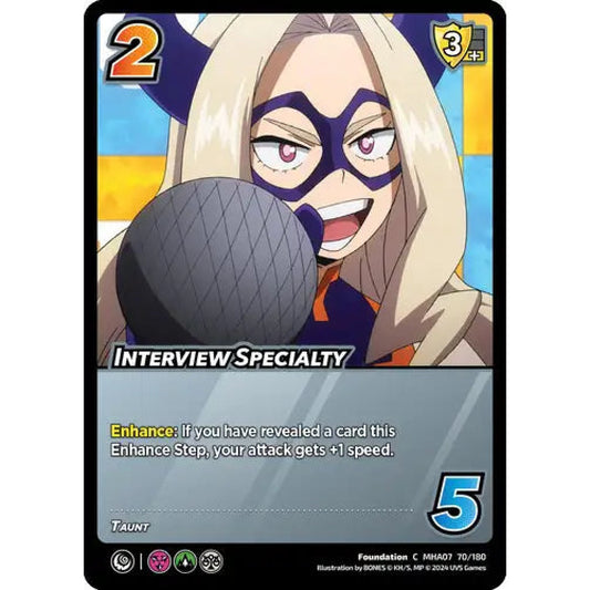 Interview Specialty, 70/180, C, UniVersus, MHA07 Girl Power