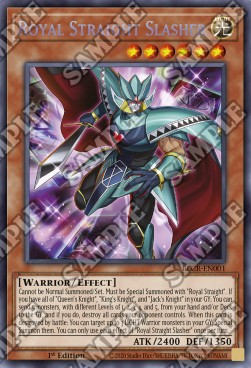 Royal Straight Slasher - Battles of Legend: Crystal Revenge (Secret Rare) [BLCR-001]