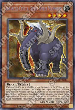 Advanced Crystal Beast Amber Mammoth - Battles of Legend: Crystal Revenge (Secret Rare) [BLCR-014]