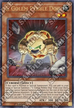 G Golem Pebble Dog - Battles of Legend: Crystal Revenge (Ultra Rare) [BLCR-041]