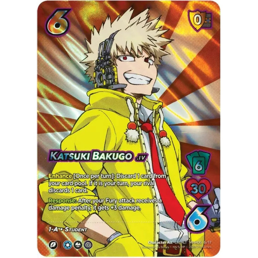Katsuki Bakugo .IV, 6/17, CH-ALT, UniVersus, MHA06 Jet Burn
