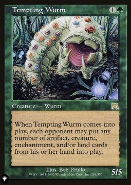 Tempting Wurm - The List (Rare) [ZNL-291]