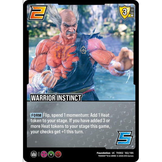 Warrior Instinct 182/185 TK802 Universus Tekken 8 Foundation UC