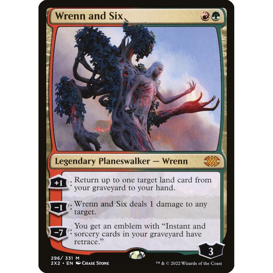 Wrenn and Six mythic 296 Magic the Gathering Double Masters 2022
