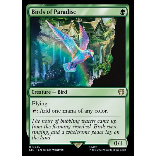 Birds of Paradise, rare, 235, Magic the Gathering, Tales of Middle-earth Commander