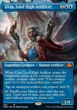 Urza, Lord High Artificer (V.2) - Dominaria Remastered: Extras (Mythic) [XDMR-423]