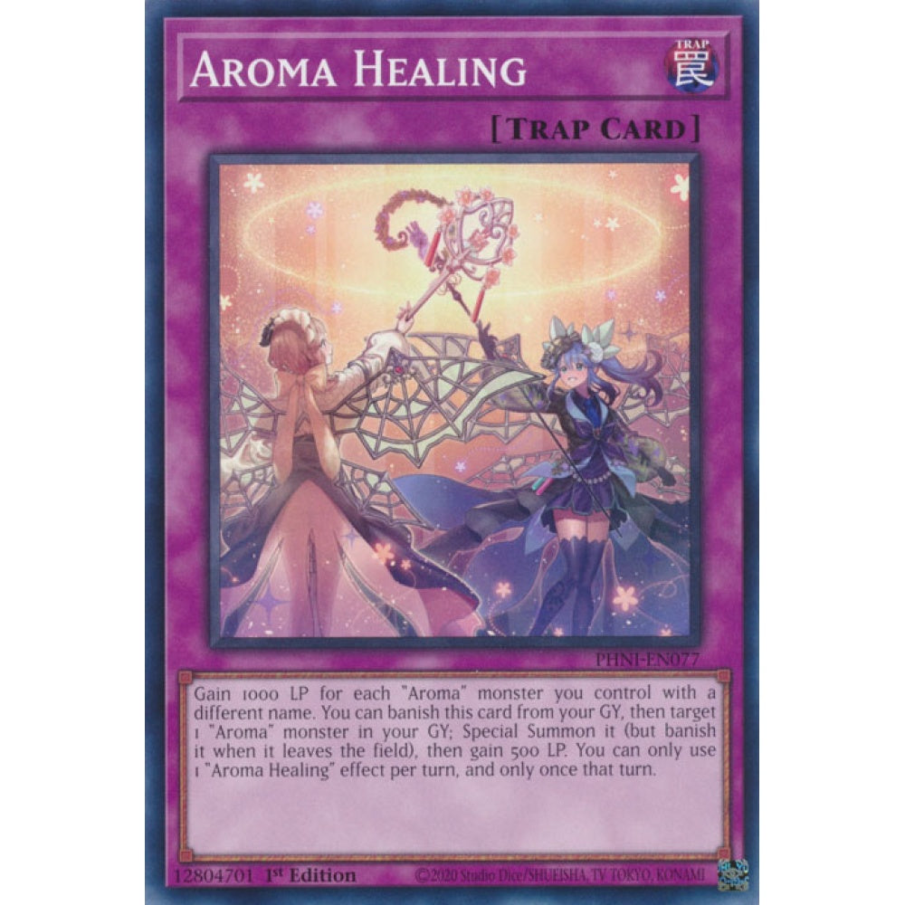 Aroma Healing PHNI-EN077 Common Common Yu-Gi-Oh Phantom Nightmare in Art