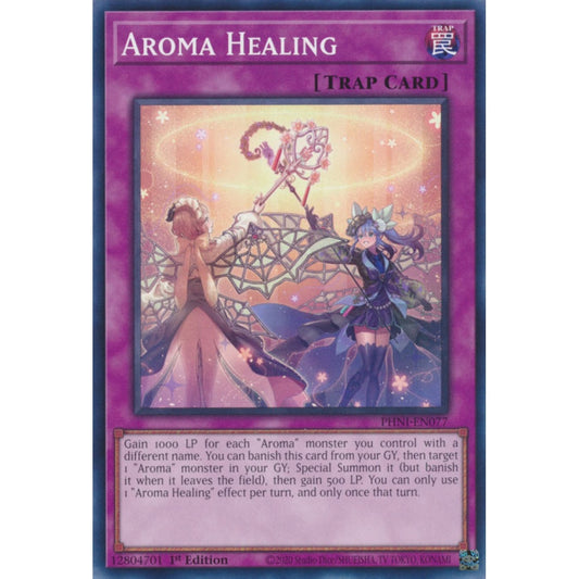 Aroma Healing PHNI-EN077 Common Common Yu-Gi-Oh Phantom Nightmare in Art