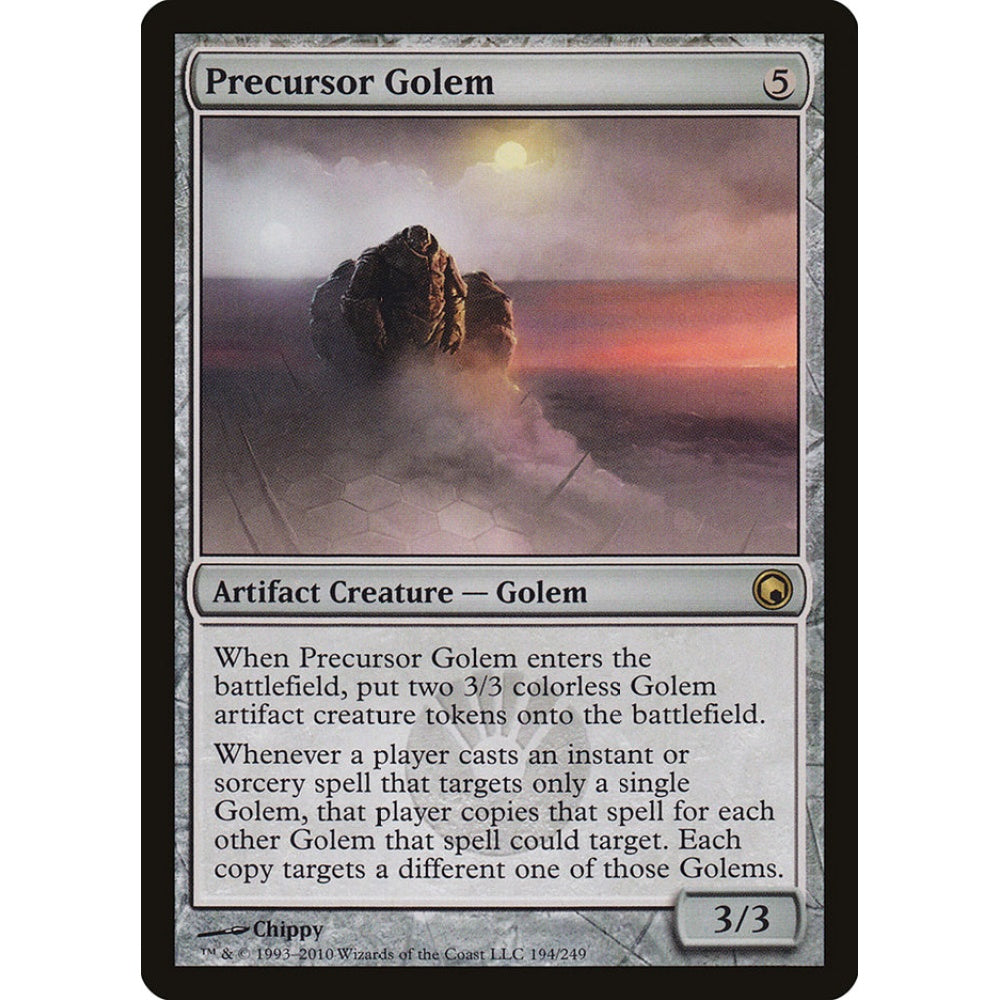 Precursor Golem rare 194 Magic the Gathering Scars of Mirrodin