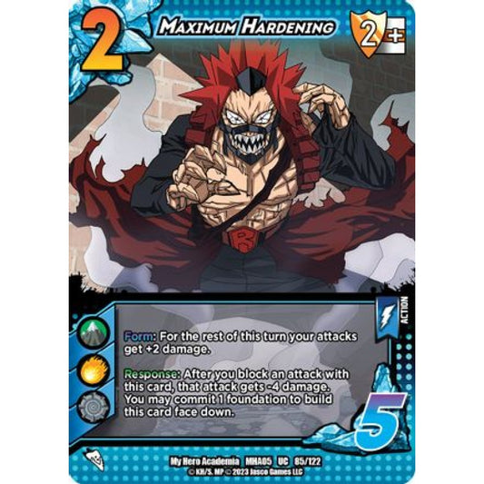 Maximum Hardening, 85/122, UC, UniVersus, MHA05 Undaunted Raid