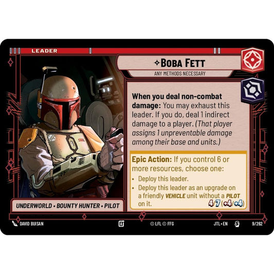 Boba Fett, S, JTL 009), Star Wars Unlimited