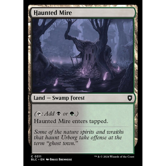 Haunted Mire, 311, common, Magic: The Gathering, Bloomburrow