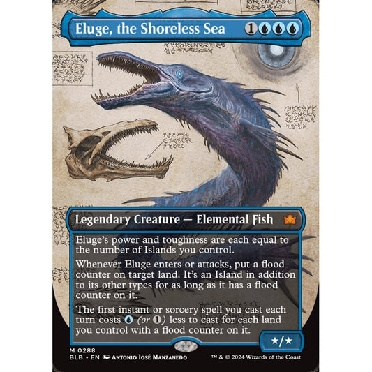 Eluge, the Shoreless Sea, 288, mythic, Magic: The Gathering, Bloomburrow