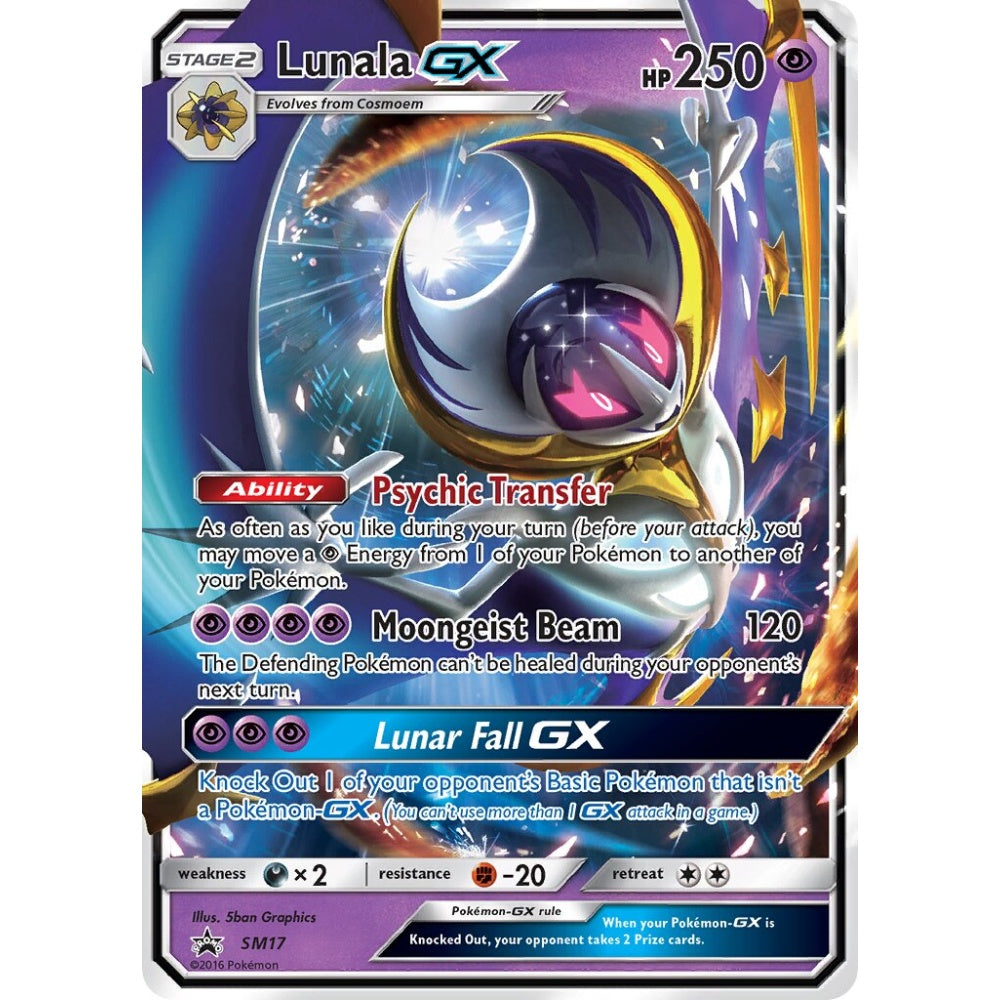 Lunala-GX Promo SM17 Pokemon Card Game Sun & Moon Promos