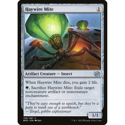 Haywire Mite uncommon 199 Magic the Gathering The Brothers' War