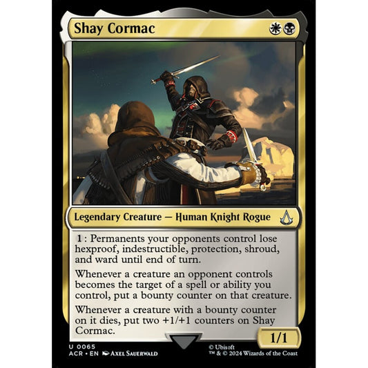 Shay Cormac uncommon 65 Magic the Gathering Assassin's Creed