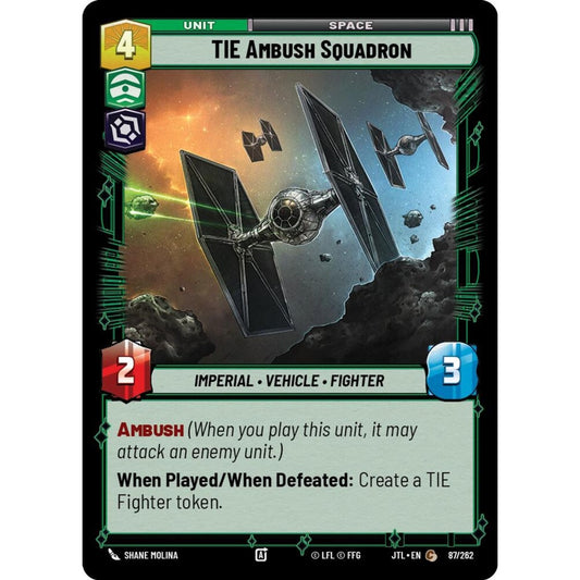 TIE Ambush Squadron, C, JTL 087), Star Wars Unlimited