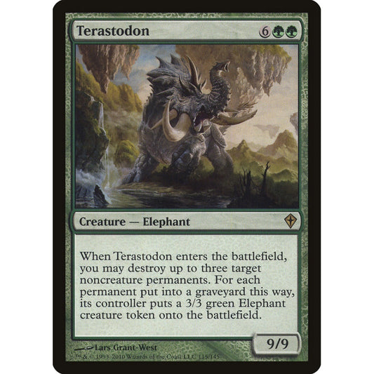 Terastodon rare 115 Magic the Gathering Worldwake