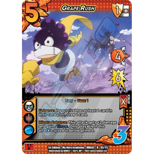 Grape Rush, 95/117, R, UniVersus, MHA02 Crimson Rampage