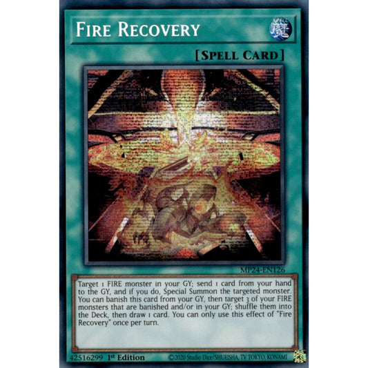 Fire Recovery AGOV-EN059 Super Super Rare Yu-Gi-Oh Age of Overlord in Art