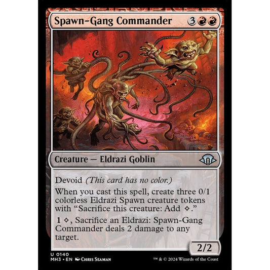 Spawn-Gang Commander, 140, uncommon, Magic: The Gathering, Modern Horizons 3