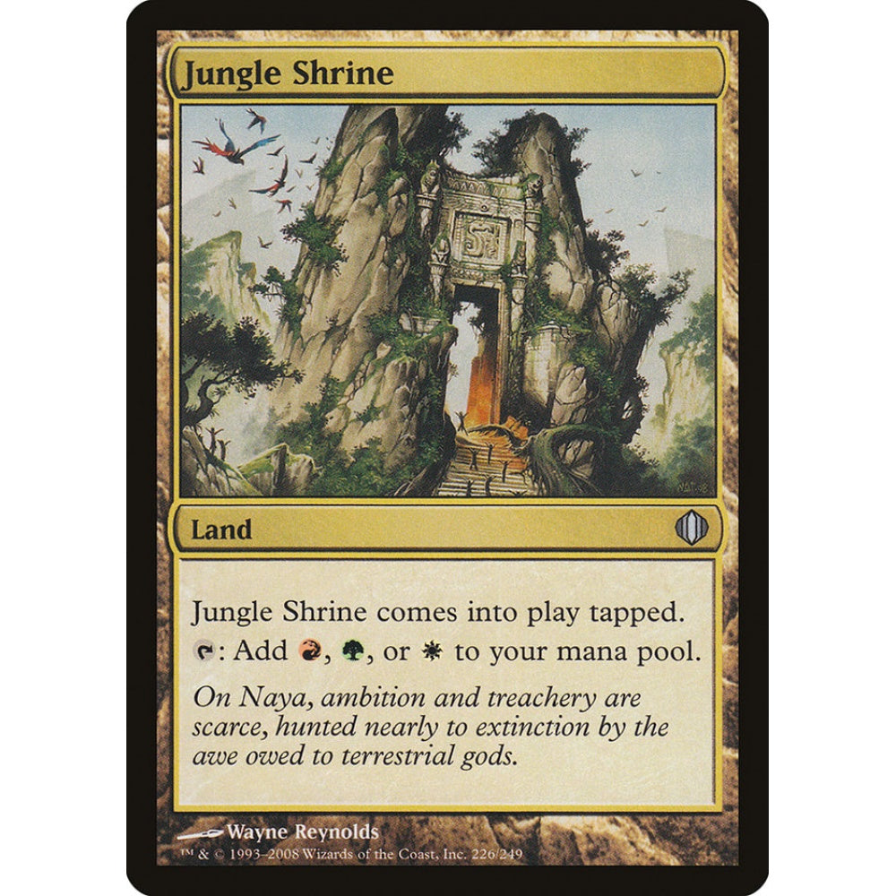 Jungle Shrine uncommon 226 Magic the Gathering Shards of Alara