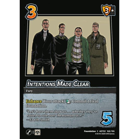 Intentions Made Clear, 168/186, AOT02, Universus, Attack on Titan: Origins of Power, Foundation, C