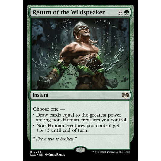Return of the Wildspeaker, rare, 252, Magic the Gathering, The Lost Caverns of Ixalan Commander