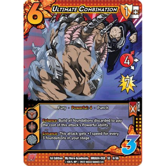 Ultimate Combination, 9/36, SE, UniVersus, MHA04 League of Villains