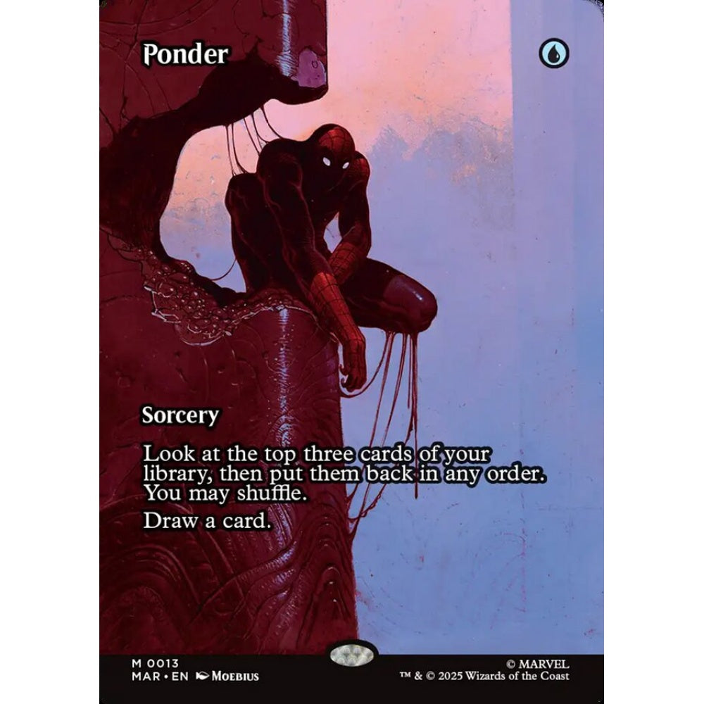 Ponder mythic 13 Magic the Gathering Marvel Universe