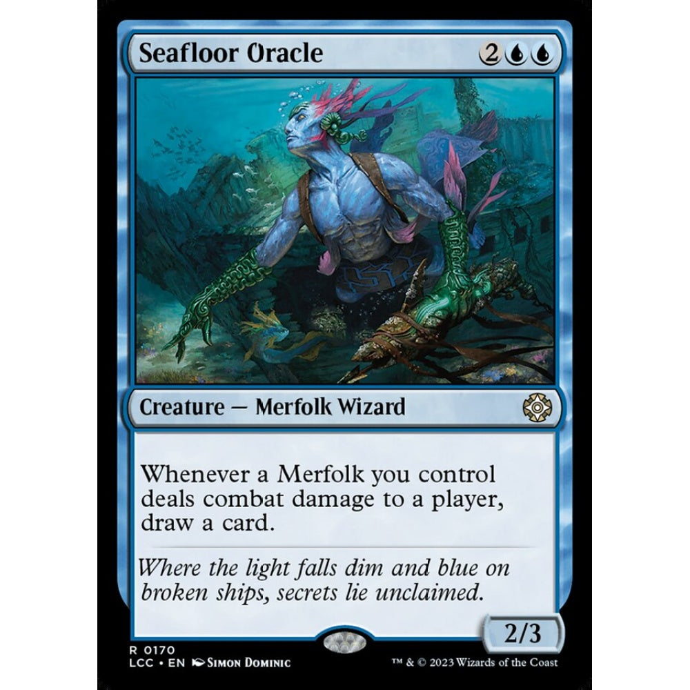 Seafloor Oracle, rare, 170, Magic the Gathering, The Lost Caverns of Ixalan Commander