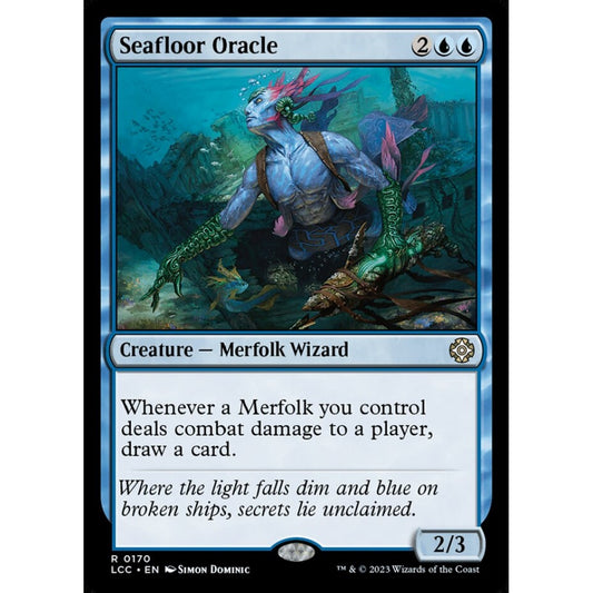 Seafloor Oracle rare 170 Magic the Gathering The Lost Caverns of Ixalan Commander