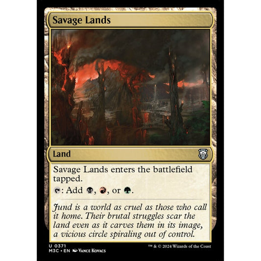 Savage Lands, 371, uncommon, Magic: The Gathering, Modern Horizons 3