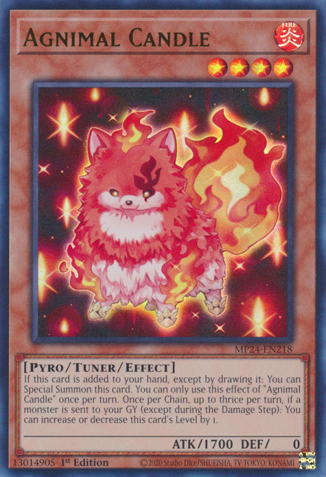 Agnimal Candle MP24-EN218 Ultra Ultra Rare Yu-Gi-Oh 25th Anniversary Tin: Dueling Mirrors in Art