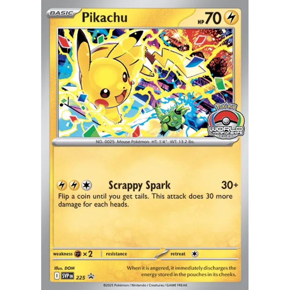 Pikachu Promo 225 Pokemon Card Game Scarlet & Violet Promos