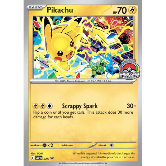 Pikachu Promo 225 Pokemon Card Game Scarlet & Violet Promos