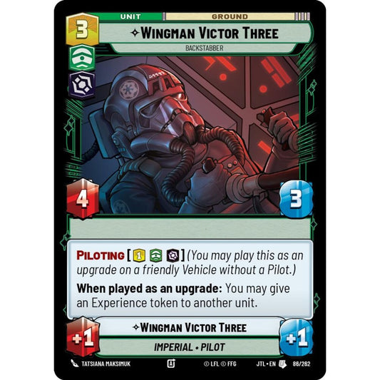 Wingman Victor Three, U, JTL 086), Star Wars Unlimited