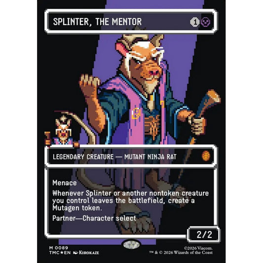 Splinter, the Mentor mythic 89 Magic the Gathering Teenage Mutant Ninja Turtles Eternal