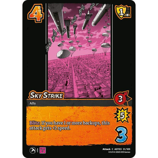 Sky Strike 51/189 AOT03 Universus Attack on Titan: Apocalypse Attack C