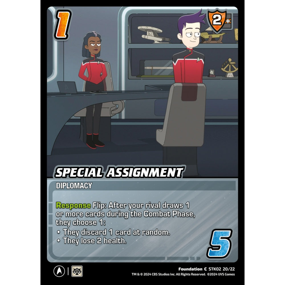 Special Assignment, 20/22, STK02, Universus, Star Trek Lower Decks Challenger Decks, Foundation, C