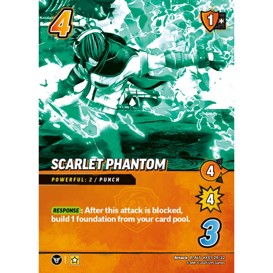 Scarlet Phantom 29/22 KF01 Universus The King of Fighters XV: Challenger Series: Team Hero Attack R-ALT