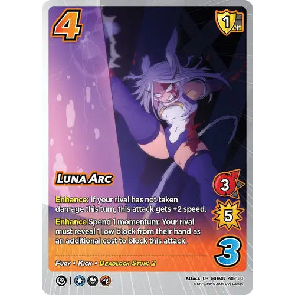 Luna Arc, 48/180, UR, UniVersus, MHA07 Girl Power