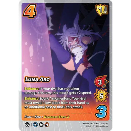 Luna Arc, 48/180, UR, UniVersus, MHA07 Girl Power