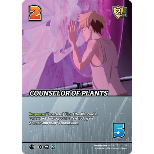 Counselor of Plants, 12/21, R-ALT, UniVersus, Cowboy Bebop & Trigun Stampede