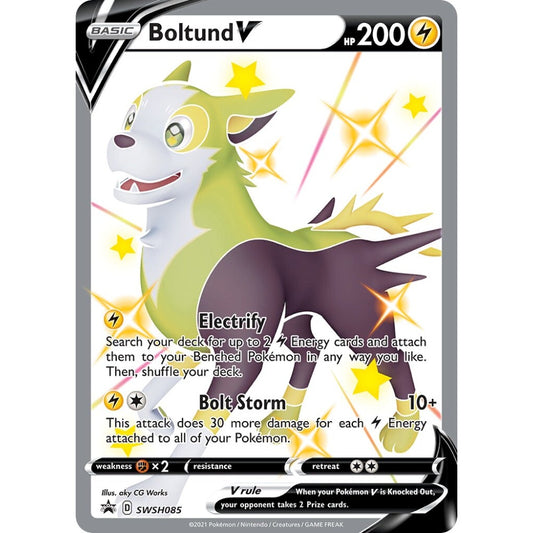 Boltund V Promo SWSH085 Pokemon Card Game Sword & Shield Promos