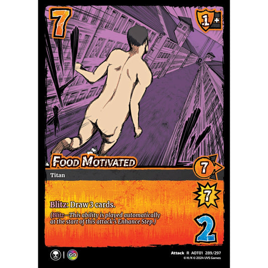 Food Motivated, 289/297, R, UniVersus, Attack on Titan: Battle for Humanity