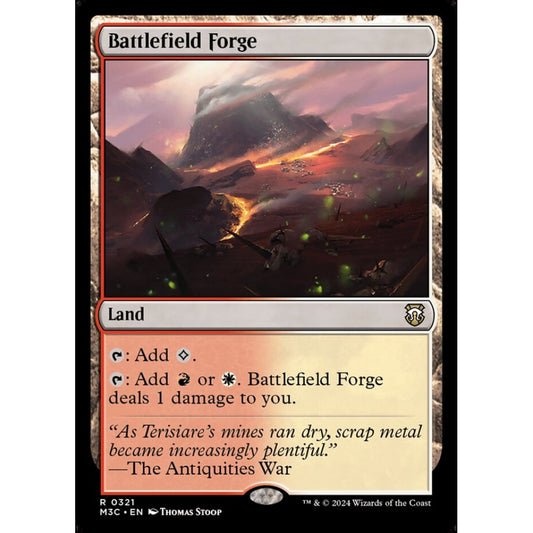 Battlefield Forge, 321, rare, Magic: The Gathering, Modern Horizons 3
