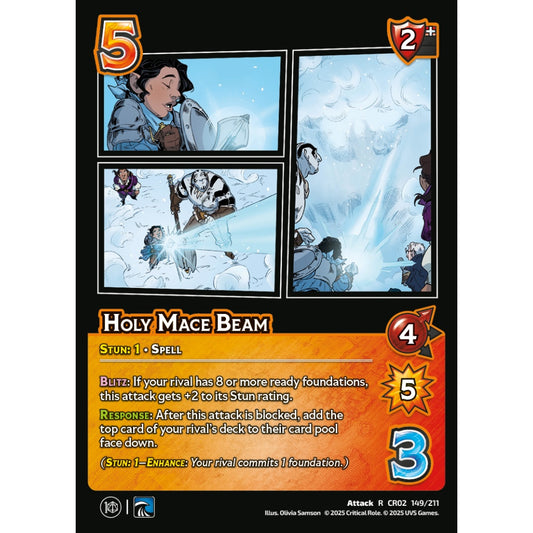 Holy Mace Beam, 149/211, CR02, Universus, Critical Role: Heroes Of Exandria, Attack, R