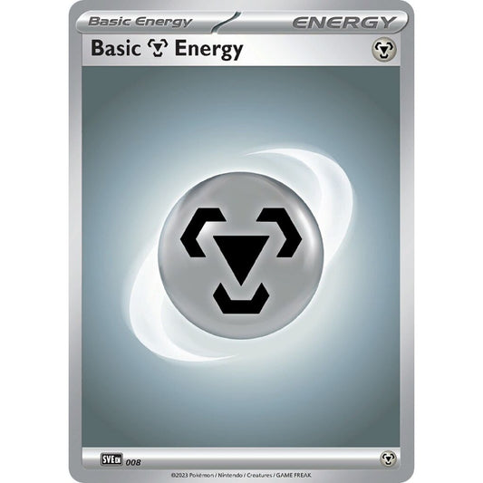 Basic Metal Energy Fixed 8 Pokemon Card Game Scarlet & Violet Energy