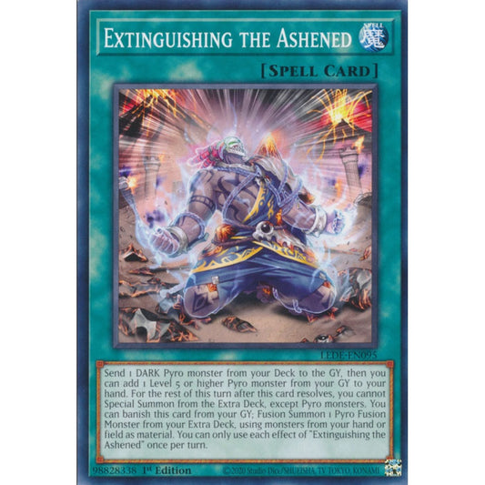 Extinguishing the Ashened, LEDE-EN095, Common, Yu-Gi-Oh!, Legacy of Destruction